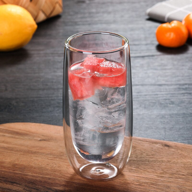 Denmark Bodum Double Wall Glass Nespresso Coffee Cup Anti Milk Cereal Breakfast Tumbler Beer Glasses Verre Teacup