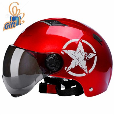 Cykelhjelm mountain road cykelhjelm med briller komfortable voksne mænds casco bicicleta hombre cykelhjelme: Rød