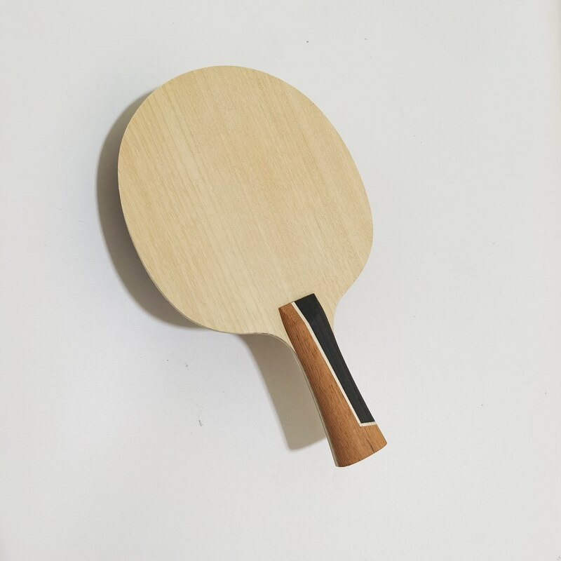 Two-sided Heterogeneous Table Tennis Blade Flared Or Straight Long Handle Offensive Fast Attack Loop Ping Pong Bat Paddle