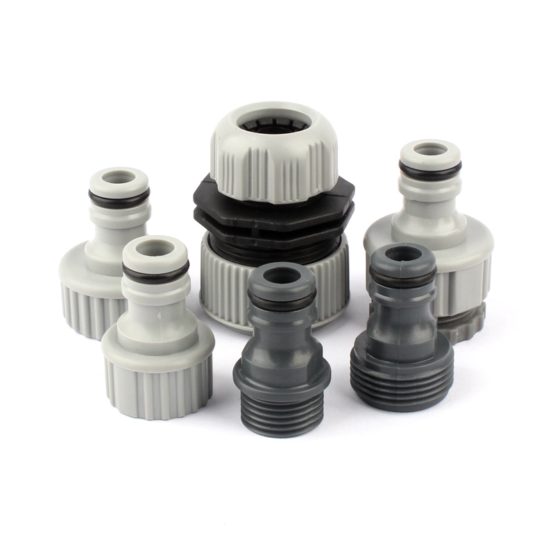 1 pc NuoNuoWell Hallo Garten Schnell Anschlüsse 1/2 "3/4" Gewinde Wasser Wasserhahn gemeinsam Blume Garten Bewässerung schlauch Armaturen einstellen