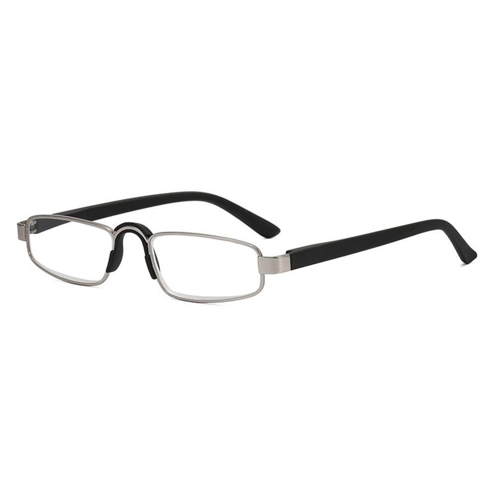 Klassieke High-Definition Leesbril Mannen Vrouwen Vintage Frame Oogbescherming Ultralight Kantoor Brillen Dioptrie 1.0 ~ 4.0: zwart / +50