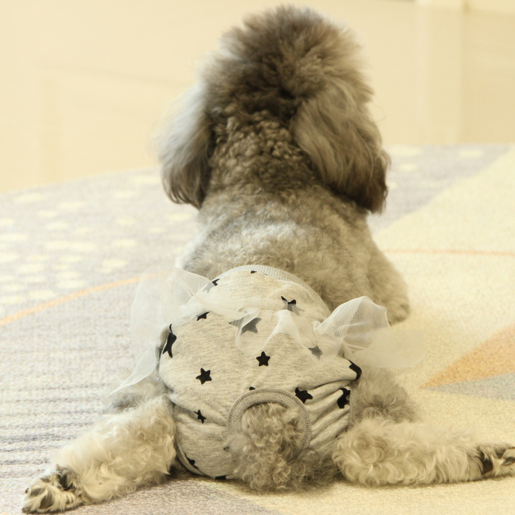 Zmywalna higiena psów spodenki pas piersiowy spodnie pieluchy z marszczeniami i śliczne nadruki kobiece podkładka dla psa robić Yorkov pitbull buldog