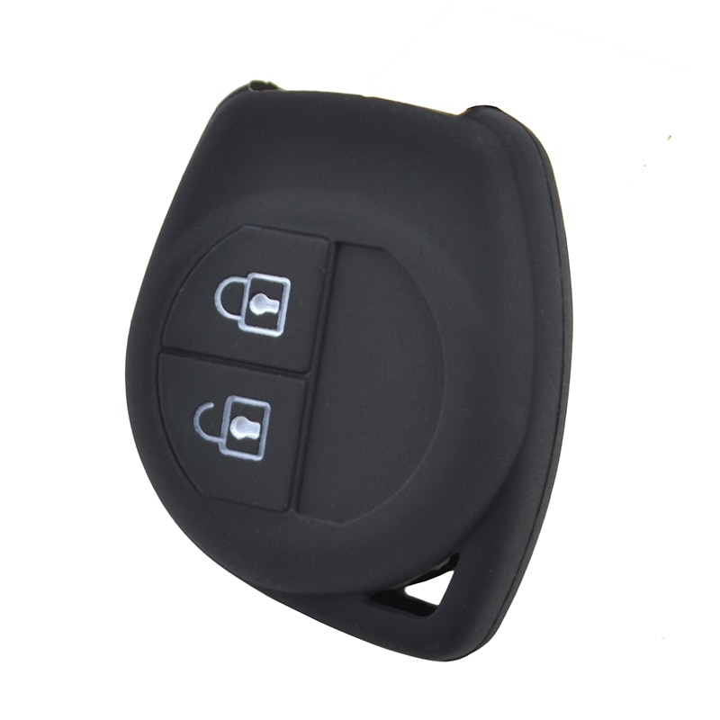 Silicone Remote Key Case For Opel / Vauxhall Agila For Fiat Sedici 2004 - Fob Shell Cover Skin Holder 2 Button
