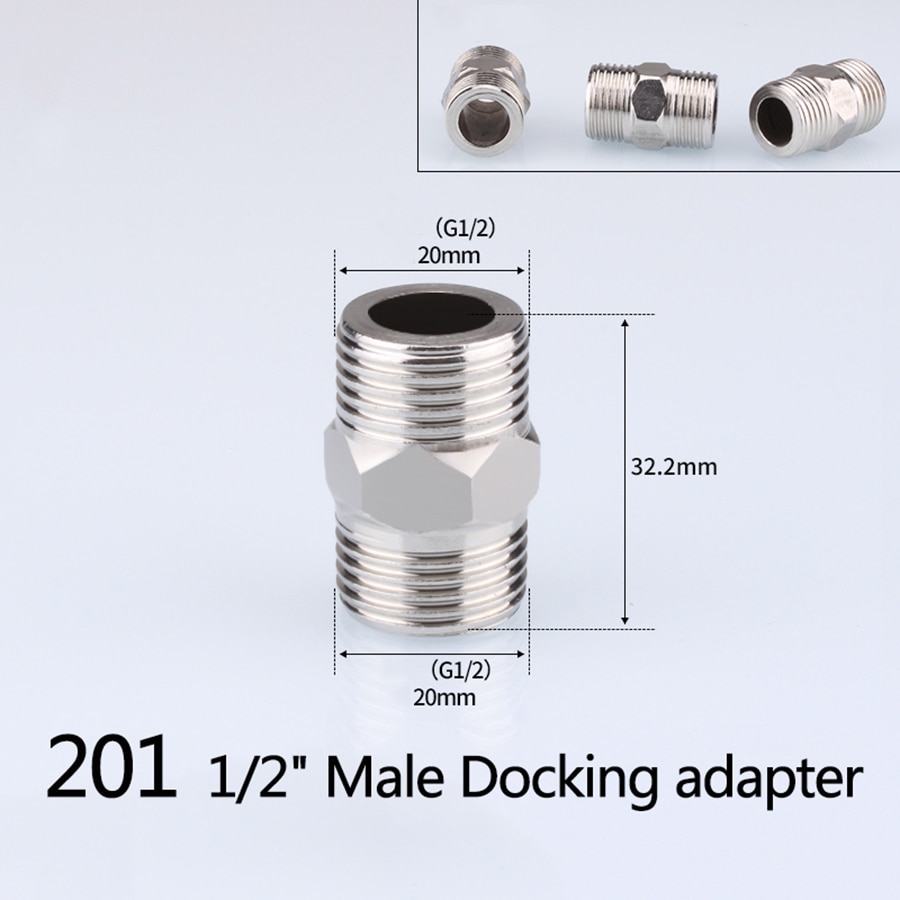 1/2" 3/4" BSP Female Male Thread Tee Type Reducing Stainless steel Elbow Butt joint adapter Adapter Coupler Plumbing fittings