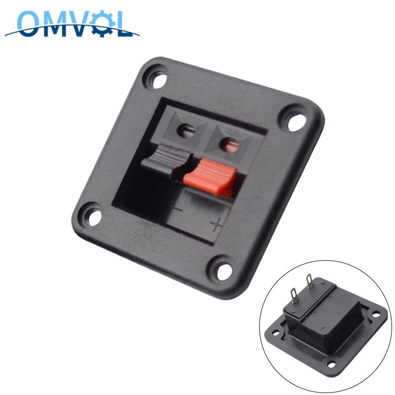 2 STUKS Push Type Speaker Terminal Board 2 Posities Speaker terminal