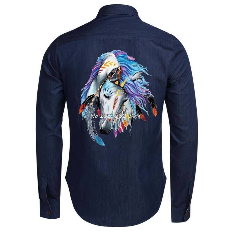 Tegneserie enhjørning stryg-på t-shirt t-shirt tøj varmeoverførsel klistermærke patch che 8