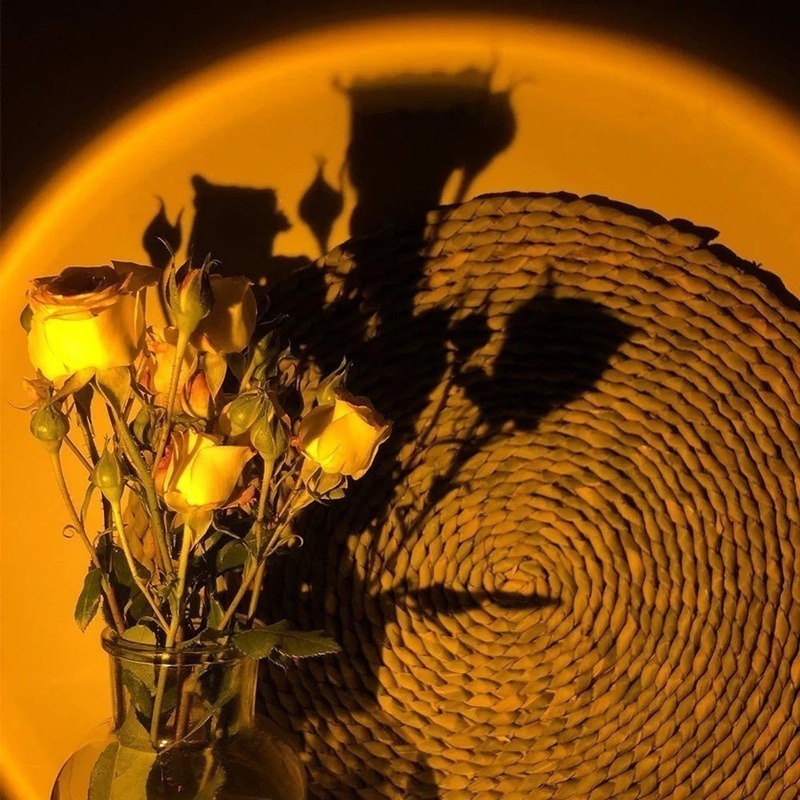 Sypialnia dla dzieci śliczna noc zachód słońca lampa projektora projektor tęcza zachód słońca atmosfera lampka nocna kawiarnia lampa projektora