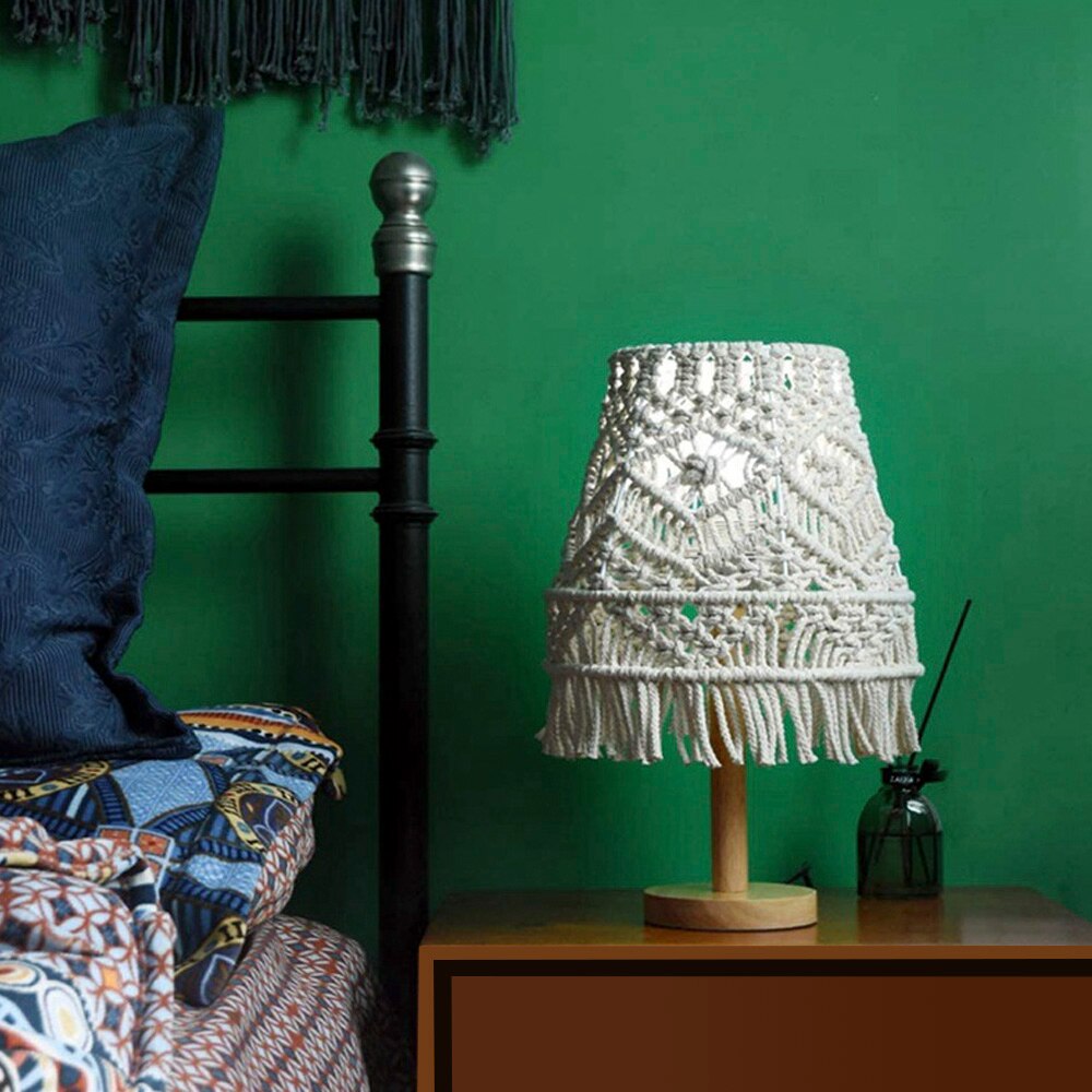 Braided Cord Wall Art Homewares Natural Cotton Rope with Wood Ring Wood Stick DIY Teether Macrame Kit Macrame Cord