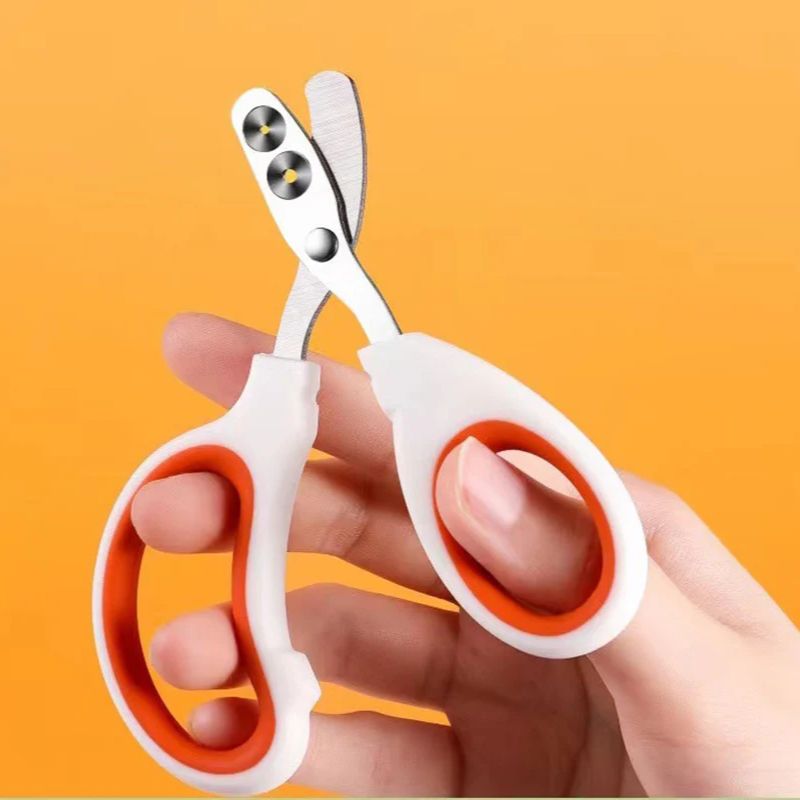Cortauñas para mascotas, cortador de garras para cachorros de acero inoxidable para perros y gatos pequeños, tijeras para uñas para gatos, cortaúñas para el cuidado