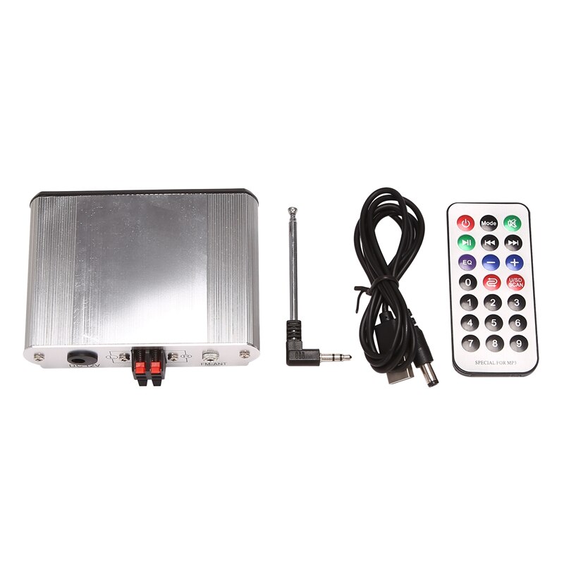 Bluetooth  mp3- decodierplatine mit 2 x 15w leistungsverstärkern, wma-decodierplatine für anrufe und aufnahmen, unterstützt usb/sd/fm-audiomodule.: Default Title