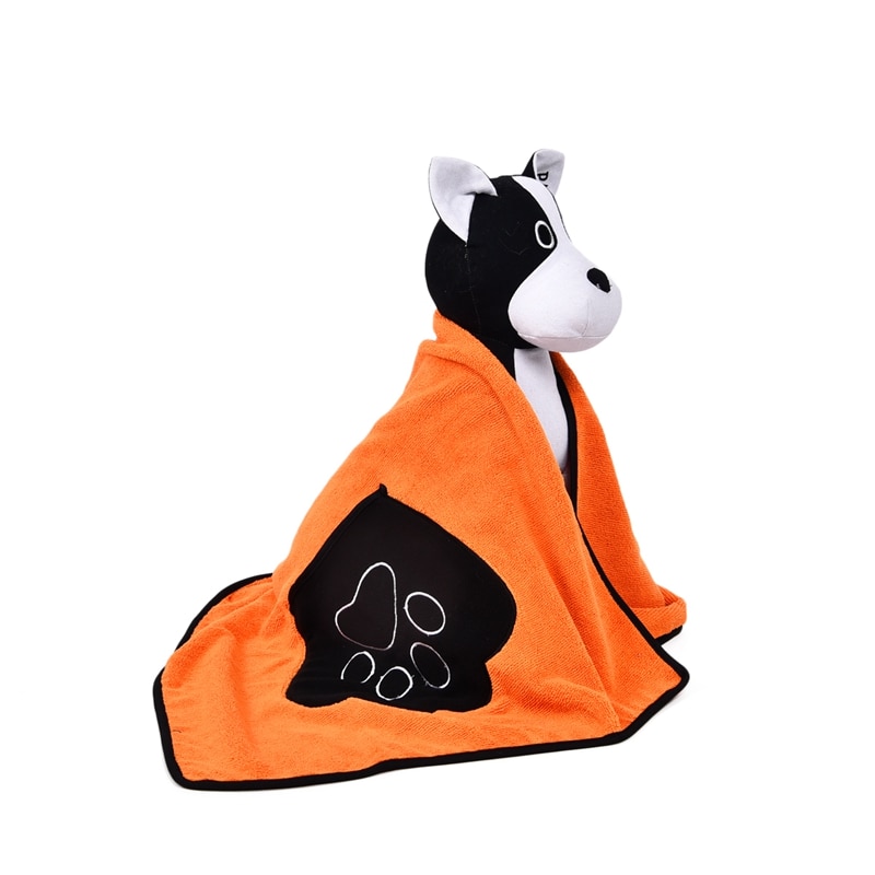 Huisdier Drogen Handdoek Ultra-Absorberende Hond Badhanddoek Microfiber 86*49Cm Zacht Materiaal Microfiber Poot Bad handdoek