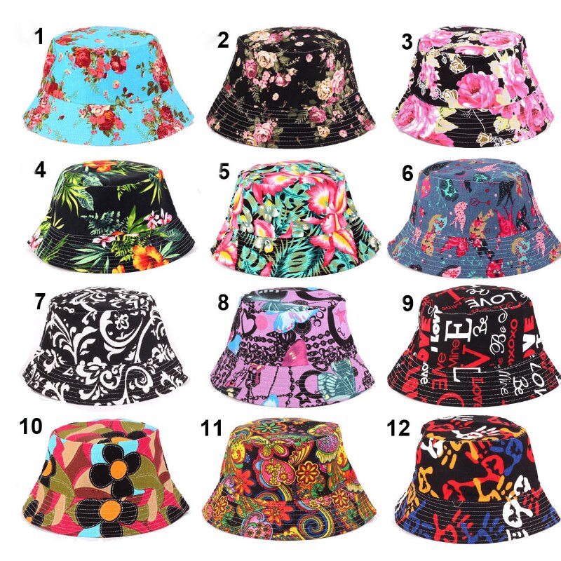 Bucket Cap Children Kids Women Unisex Cotton Banana Hat Bob Caps Hip Hop Cool Outdoor Sports Summer Beach Sun Fishing Bucket Hat