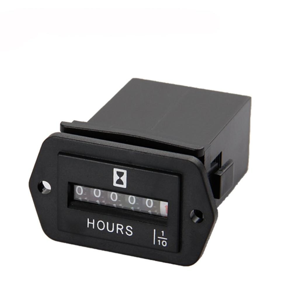 Hour Meter Mechanical Hour Meter Timer For Diesel Gasoline Generator Gasoline Engine Industrial Timer