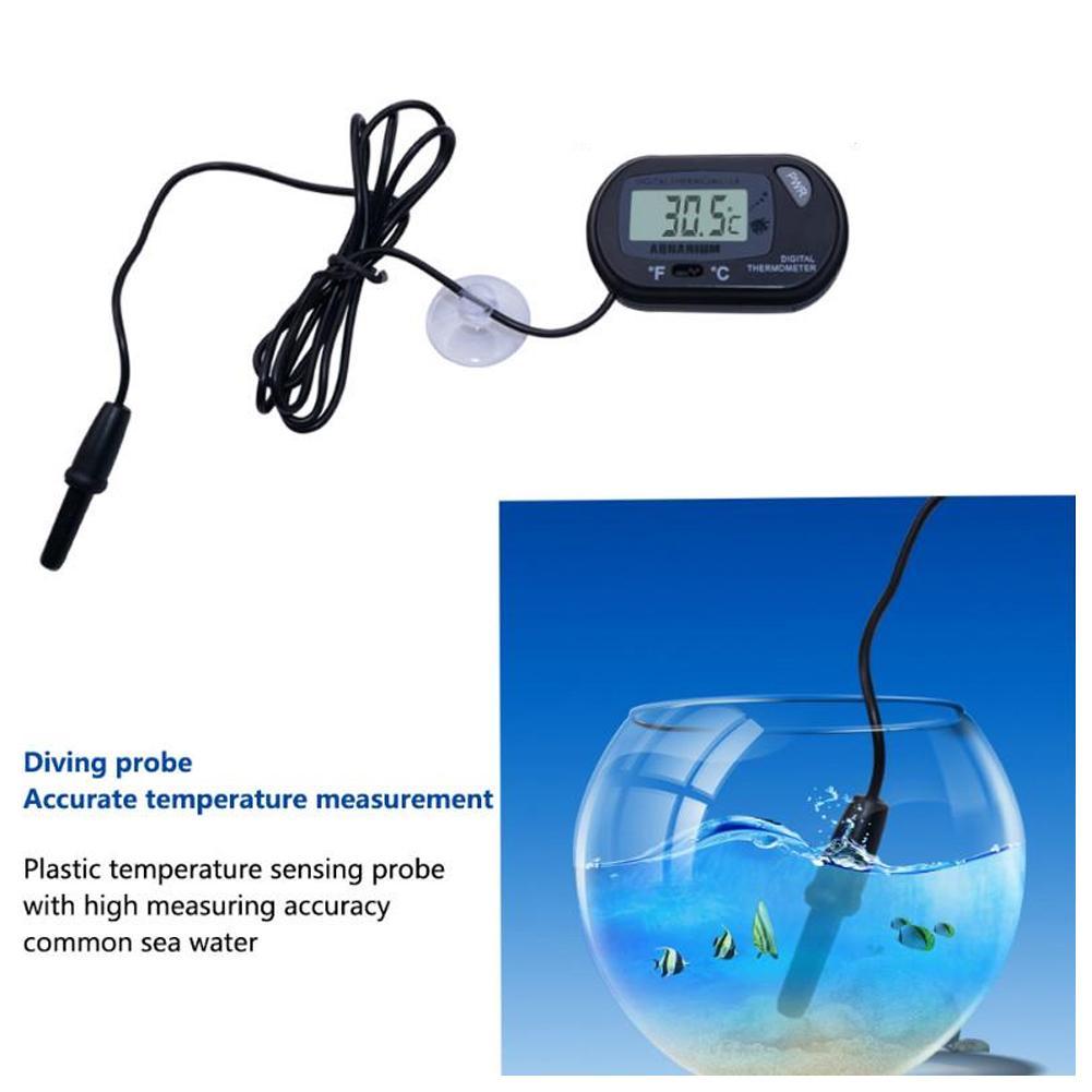 Digital Thermometer Manufacturers Aquarium Fish Tank Conversion Temperature Button 1.5V Battery Fahrenheit Celsius W1W3