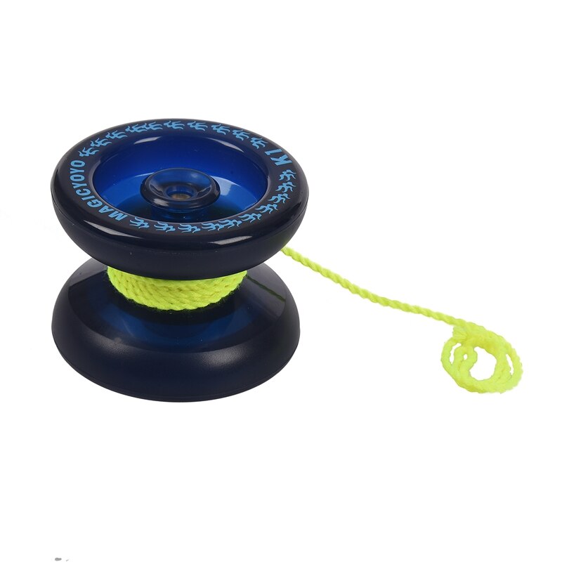 MAGICYOYO K1 Spin ABS Yoyo PVC Yoyo Toys With Hubstacks Blue &amp; MAGICYOYO D1 GHZ MAGICYOYO Yoyo With String (Blue)
