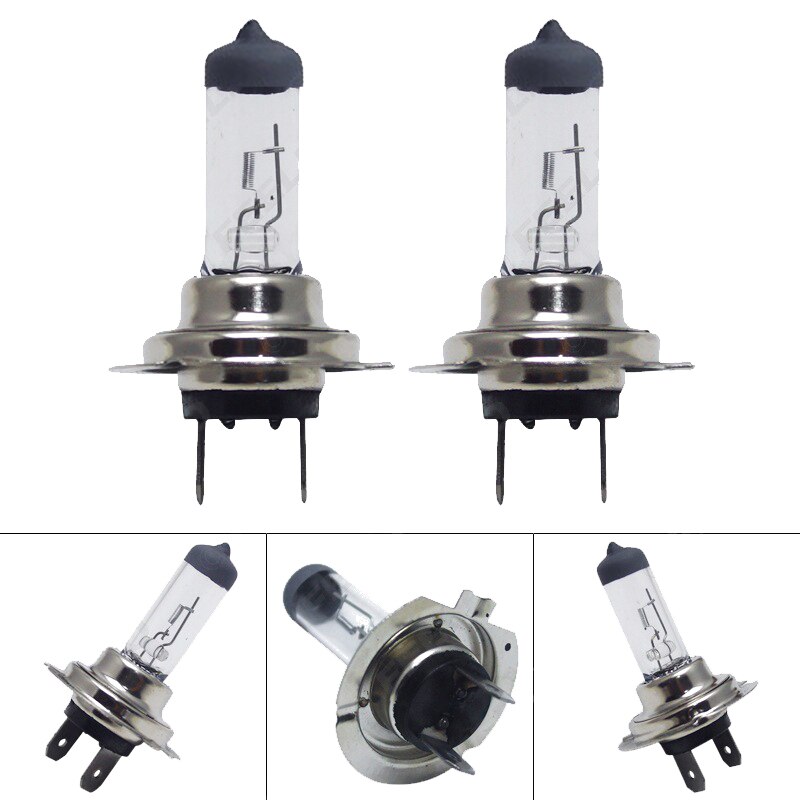 2 pezzi H4 H7 H1 H3 100W 4300K lampadina alogena per auto lampadina bianca calda H7 luci allo xeno lampada 12V