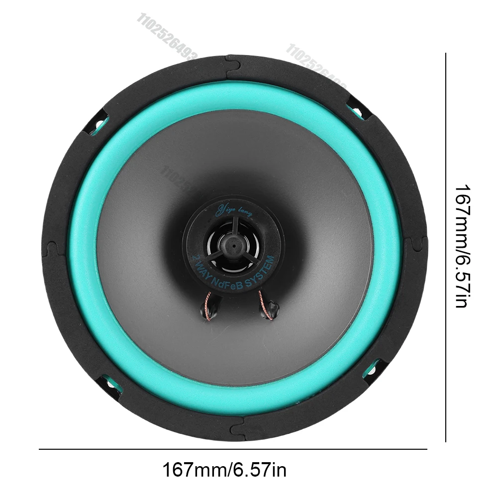 4/5/6 Inch Car Speakers 100/160W HiFi Coaxial Subwoofer Universal Automotive Audio Music Full Range Frequency Car Stereo Speaker
