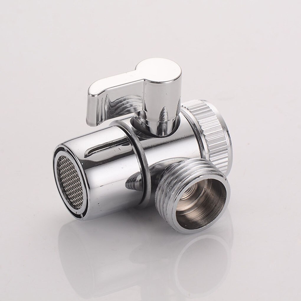 3 Way Faucet Water Diverter Valve Bathroom Kitchen Water Tap Shower Head Bidet Sprayer Diverter Valve Connector Faucet Valve