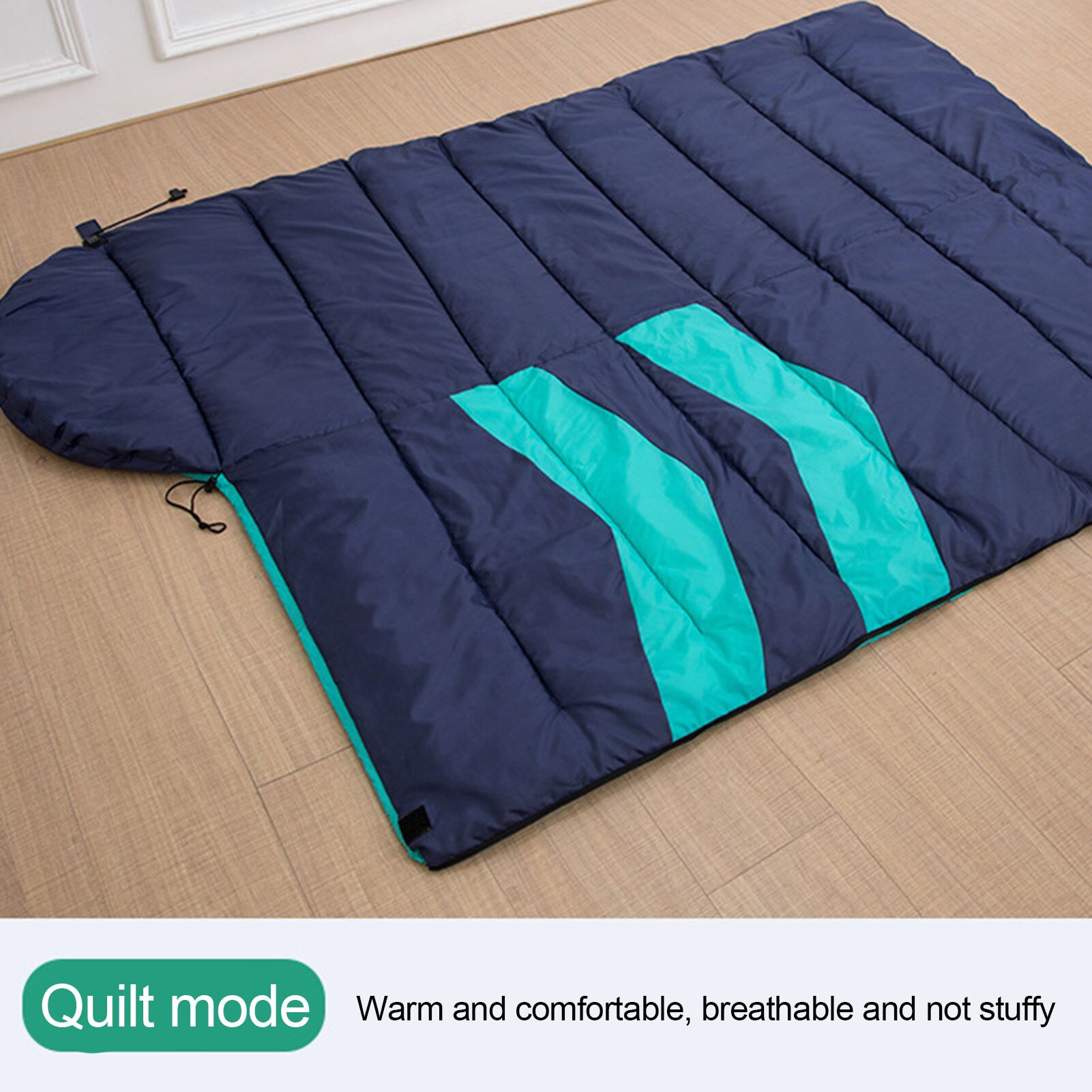 Sac de couchage chauffant électrique USB étanche 3 niveaux réglables sac de couchage pour Camping de randonnée en plein air intérieur