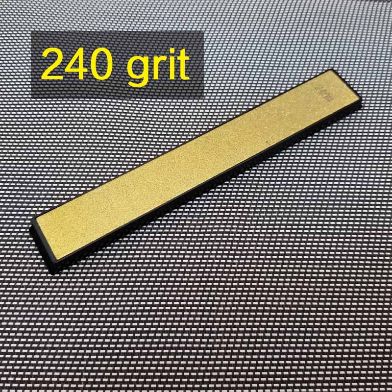 Golden Diamond Plate Kitchen Knife Sharpener Stone Whetstones Knife Sharpening Tool: 240grit golden