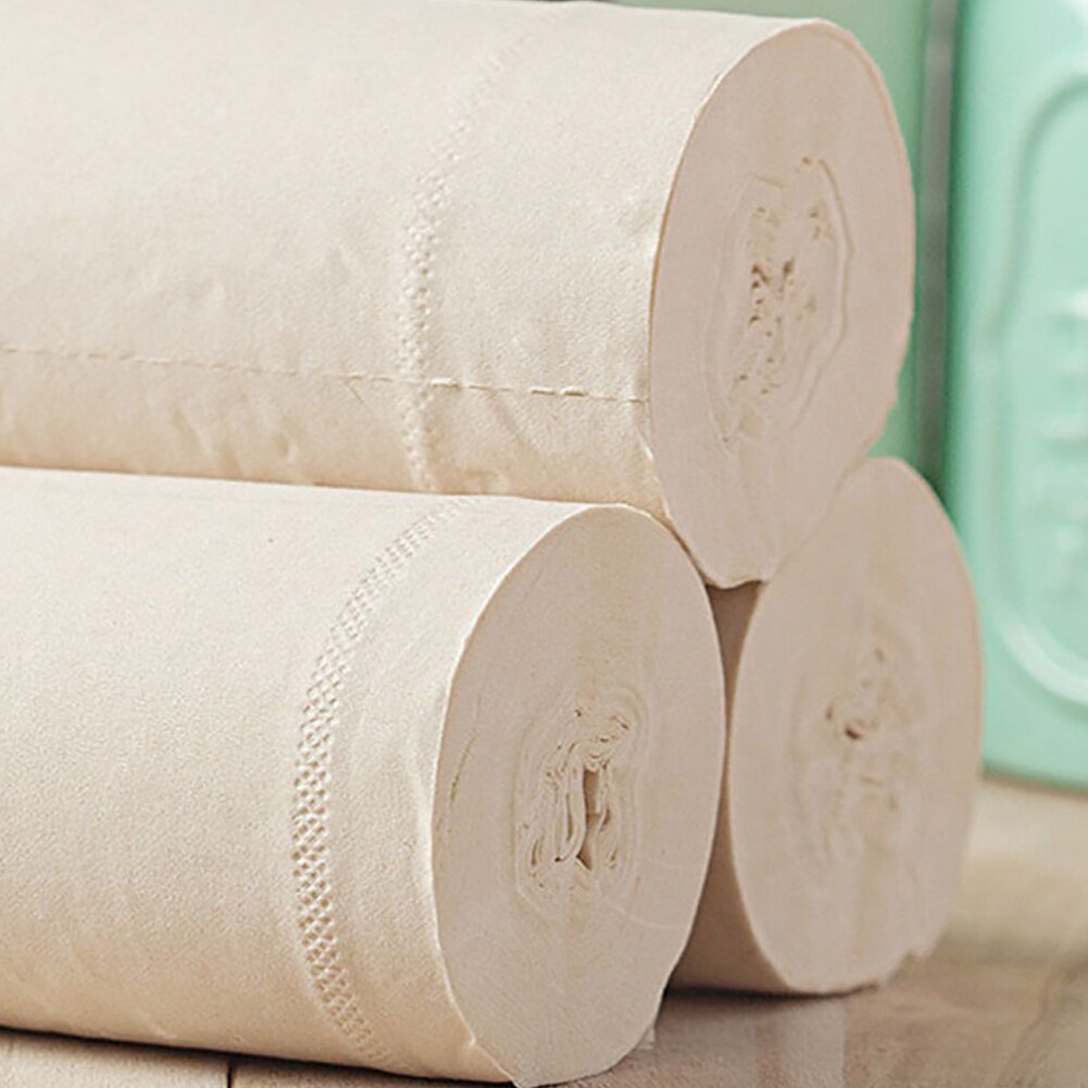 12 rolls of toilet tissues paper 4/5 layers of pure paper roll paper bathroom environmental protection baby cleaning paper