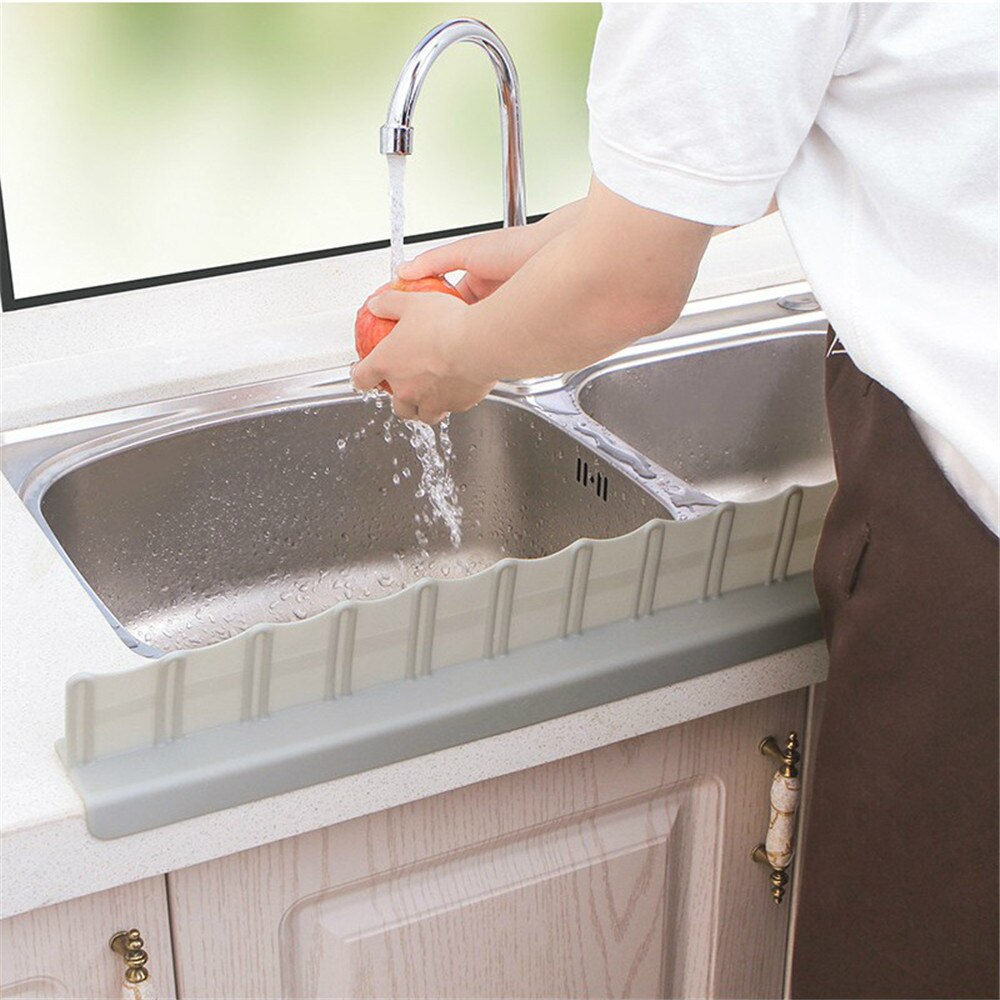 Voor Thuis Zuignap Wastafel Flap Water Barrière Olie-Proof Splashproof Baffle Herhaalbare # R25