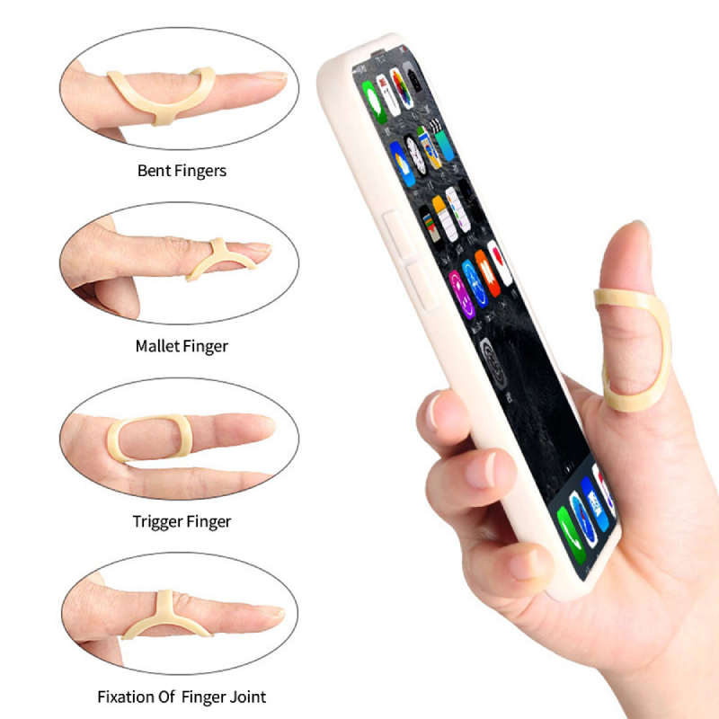 5 Stuks Wasbare Vinger Stabilisator Anti-Vervorming Beschermen Hand Handige Vinger Stabilisator Brace Ovale Trigger Vinger Spalk