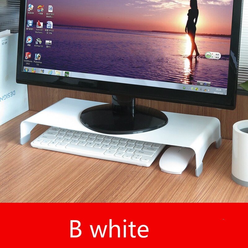 Monitor Holder Laptop TV PC Monitor Stand Aluminum Alloy Computer Mount Monitor Bracket Home Office PC Desktop Monitor Riser