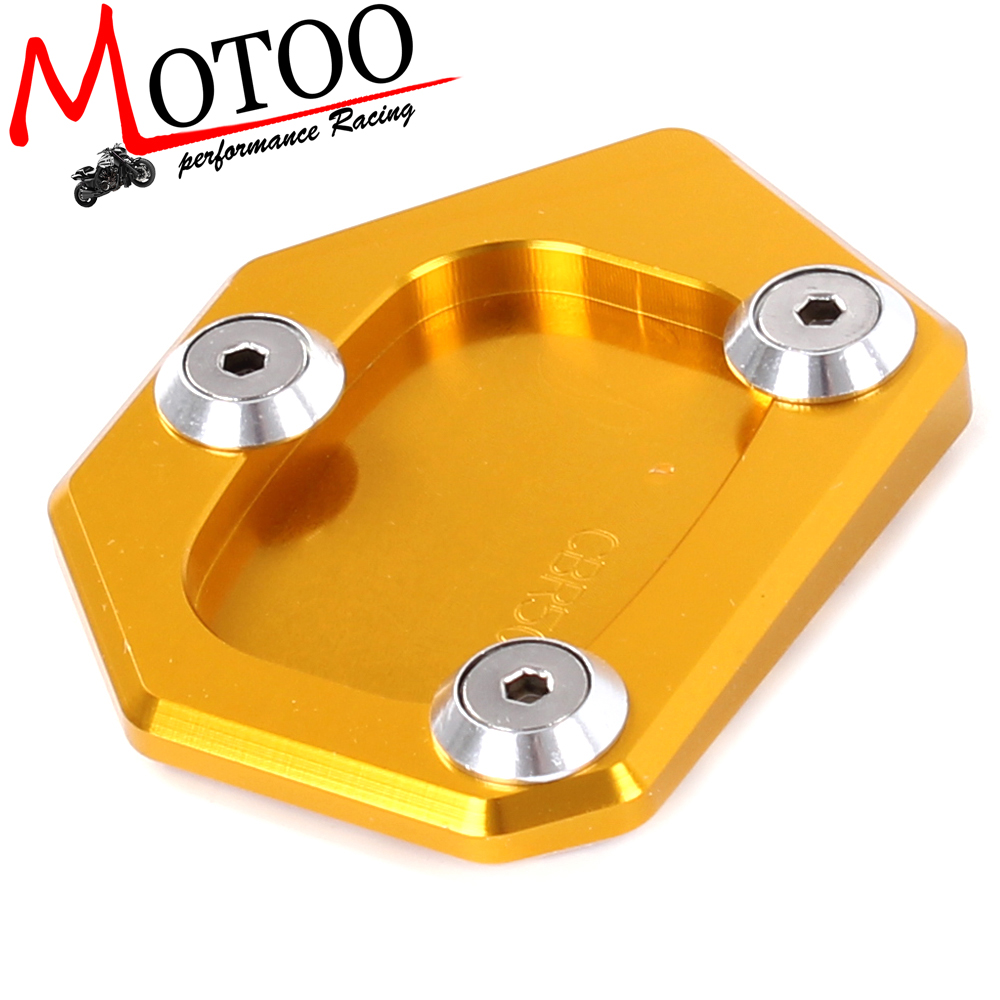 CNC Aluminium Motorfiets Side Stand Pad Uitbreiding Plaat Kickstand Extension voor HONDA NC700S/X/D INTEGRA CBR500R CB500F /X