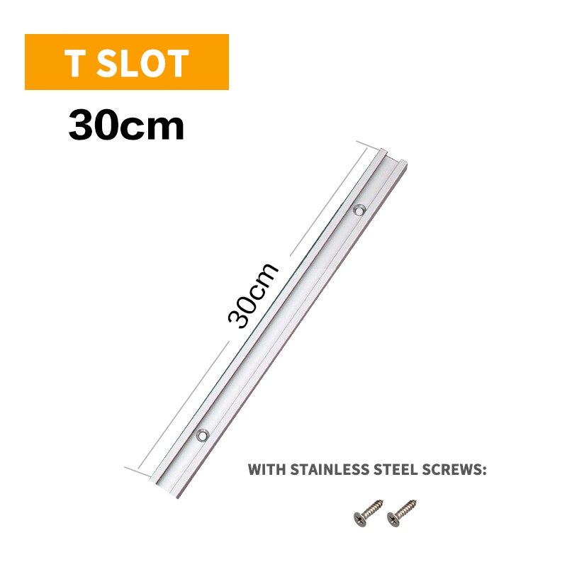 Träbearbetning t slits begränsande ränna 1.2m cirkelsåg styrskena elektrisk såg styrning vändbord glidskena korsning spår: 30cm