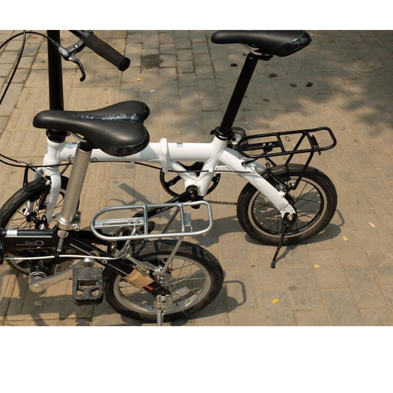 14 Inch 16 Inch Vouwfiets Achter Rekken K3 Voor Dahon Bya412 Aluminium Rear Plank Vouwfiets Achter Rack V Brake