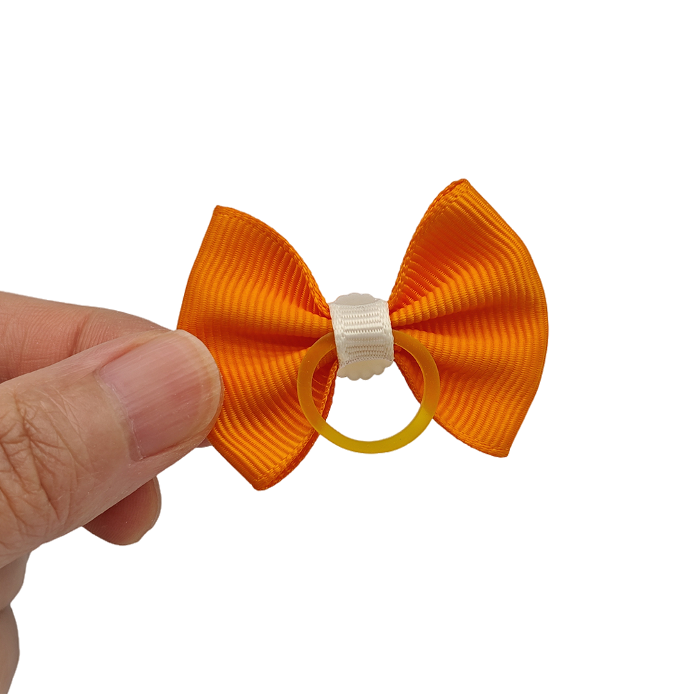 10 piezas de lazos para perros, cinta bonita, accesorios para perros, cuatro tipos, 36 colores, lazos para el pelo para mascotas con banda de goma elástica, de navidad