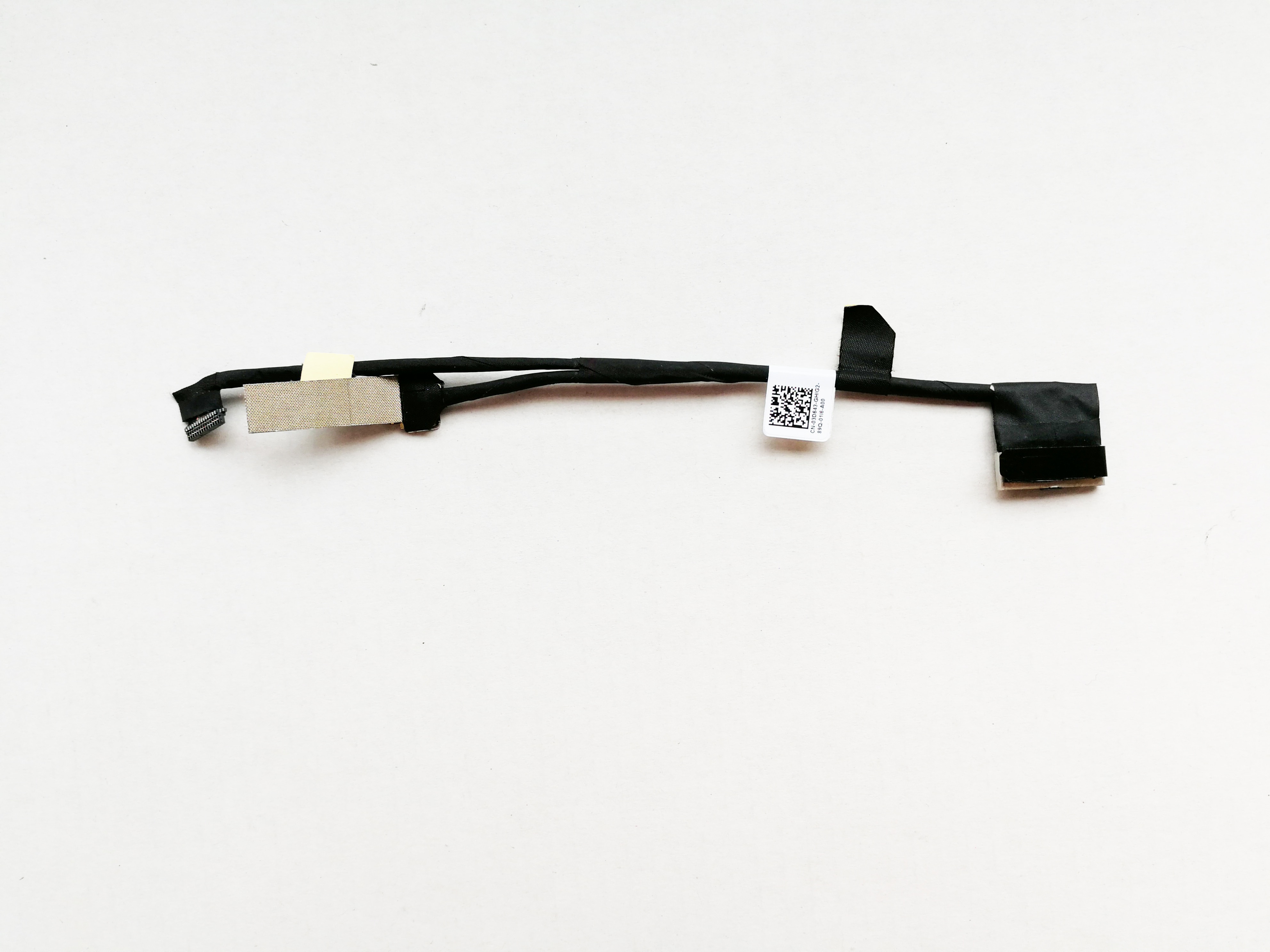 Cable de cámara web para Dell XPS 13, 9370 led, lcd, lvds, táctil, DC02002SY00, 03D643, 3D643, cn-03D643, y original