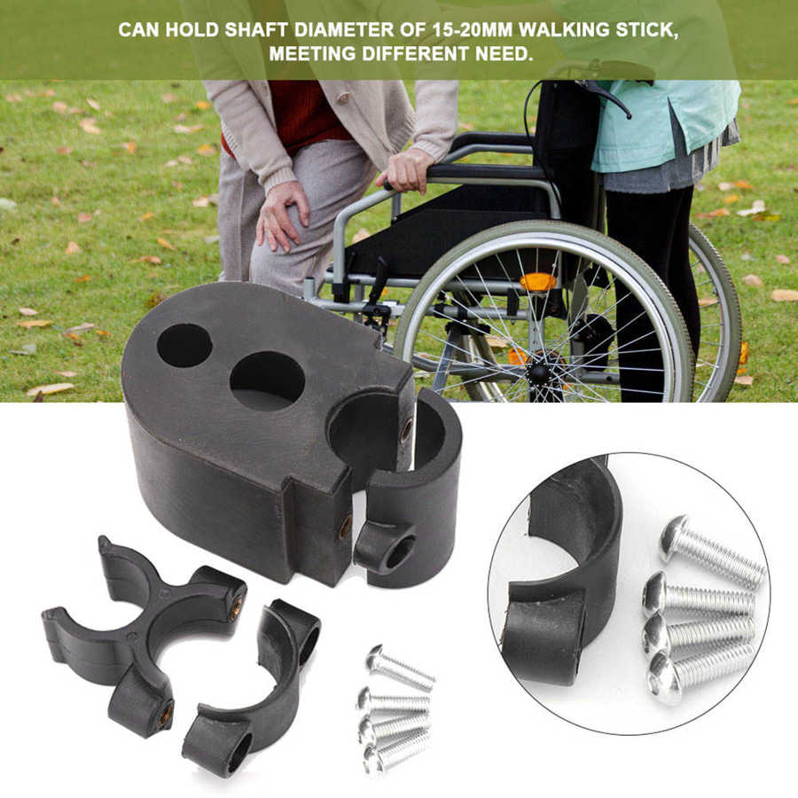 Verstelbare Rolstoel Wandelstok Rack Beugel Kruk Houder Elektrische Scooter Accessoire Voor Ouderen Wandelaar