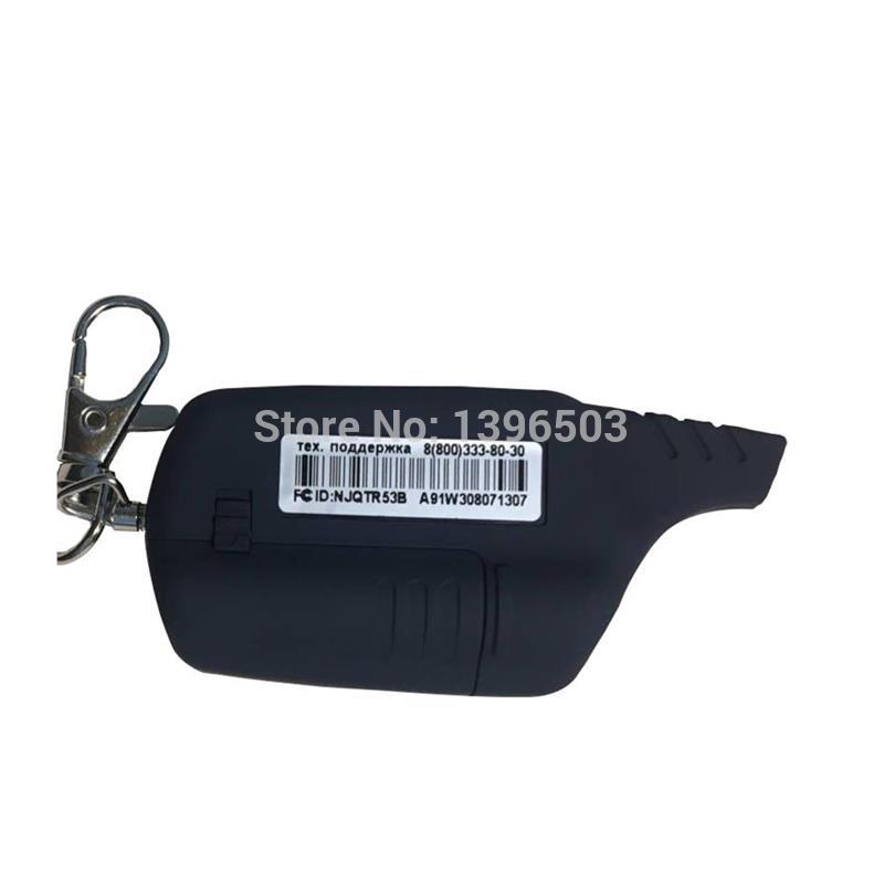 A 91 LCD mando A distancia 2 vías llave de alarma de coche + funda de silicona para Starline 91 Starline A91 llavero Fob