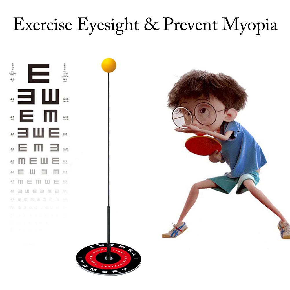 Portable Table Tennis Trainer With Elastic Soft Shaft Indoor Pingpong Training Machine For Child Adult Ping Pong Practice Tool