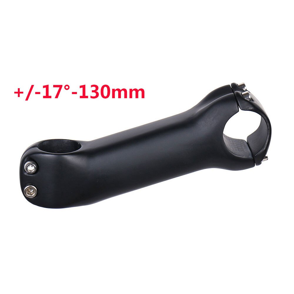 ELITA ONE Bicycle Stem Carbon Fibre MTB/Road Bike Stem 6/17 Degree 31.8MM Handlebar Stem UD/Black 70-130mmmm: 17Degree130mm-2114
