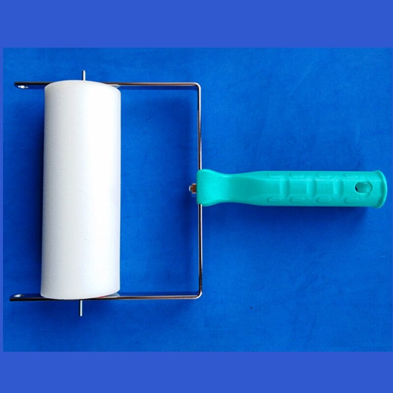 Rolo de pintura decoração ferramenta para o teste padrão de parede 7 &quot;escova de rolo de borracha conjunto 3d padrão papel parede sala decoração máquina paint150c: only 7inch Handle