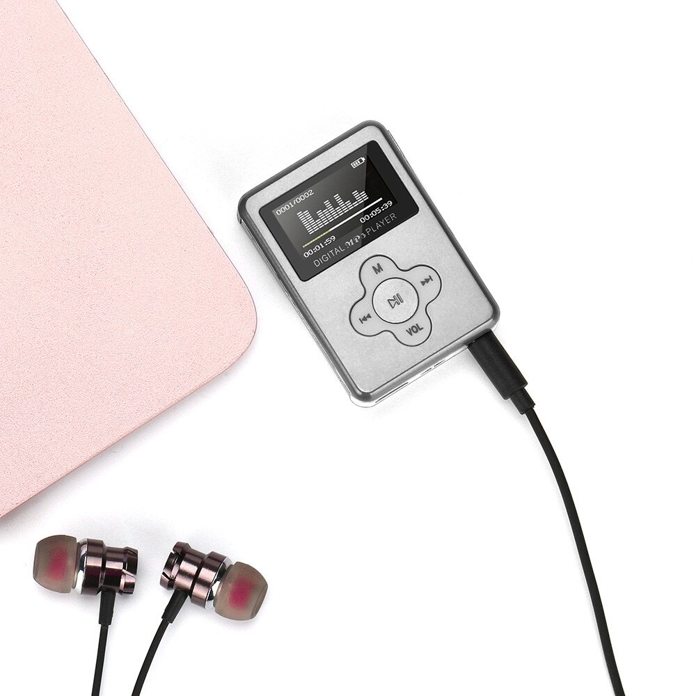 usb Mini HiFi music player MP3 walkman reproductor Metal MP3 Player LCD Screen Support 32GB Micro SD TF Card