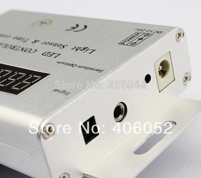 DC12-24V Max. 144W led strip light sensor & time led controller timer PWM signal,adjusting brightness + remote