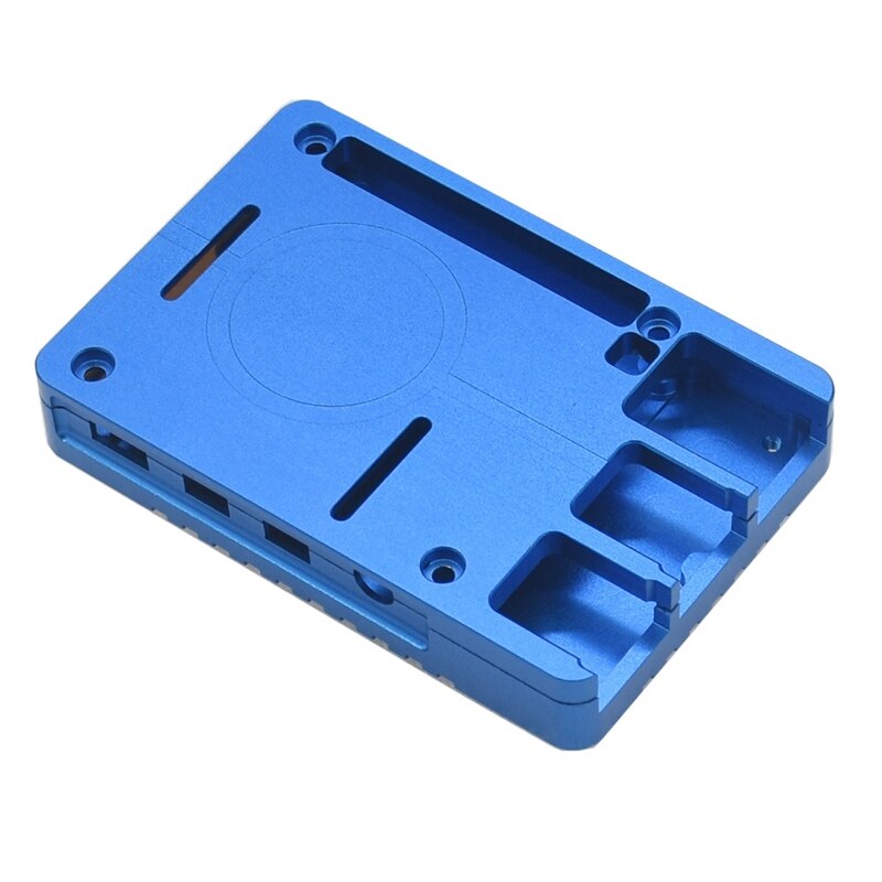 Aluminium Case Ultradunne Cnc Metalen Shell Passieve Koeling Behuizing Voor Raspberry Pi 4 Model B