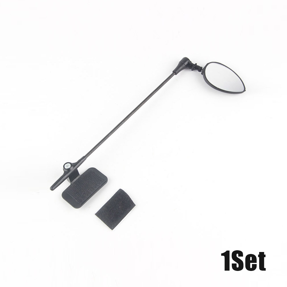 Flat Bicycle Helmet Mirror Helmet Mounted Rear-view Cycling Bike Helmet Rearview Mirror 360 Degree Lightweight Bicycle Accessory