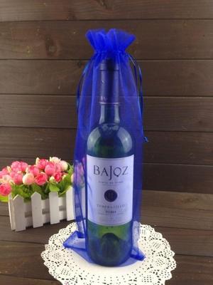 50 Stuks 15X37Cm Goud Koord Organza Wijn Zak Voor Wedding Party Xmas Champagne Fles Houder Zakjes: 10