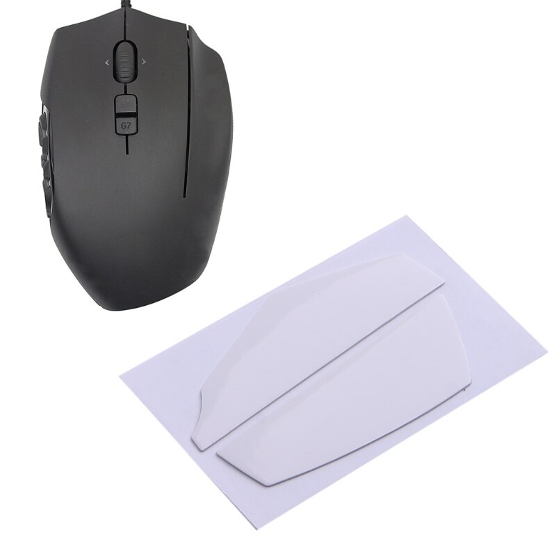 1Pack Mouse Skates Stickers Muis Voeten Pad Glijdt Afgeronde Curve Edge Vervanging Voor Logitech G600 Muis