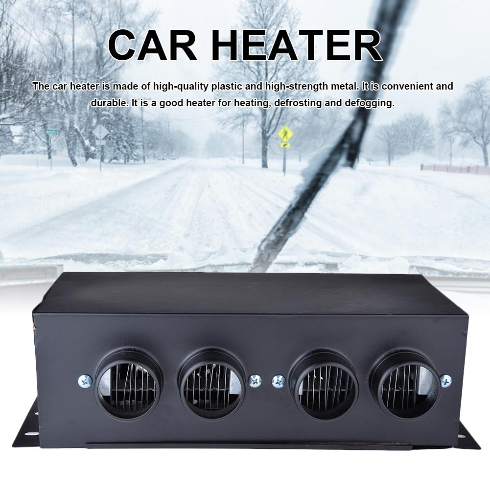Auxiliary Heater 12V Car Heater 600W/800W Winter Auto Glass Defroster Window Heater With Four Fans For RV, Boats, Trucks