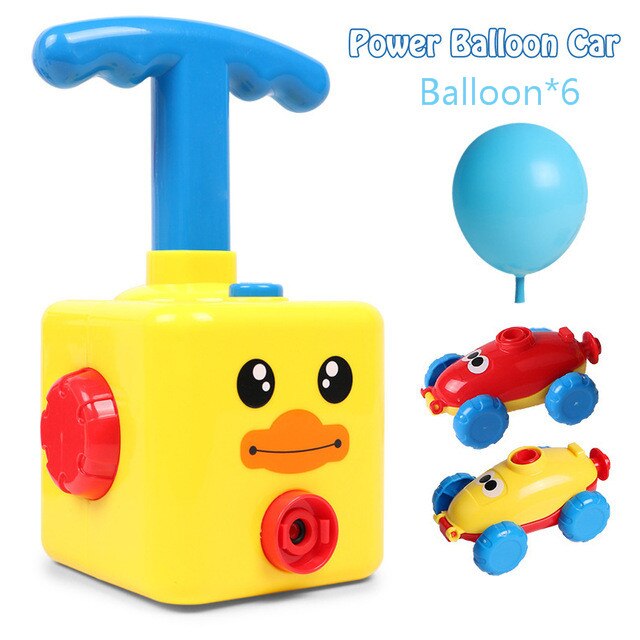 2020 NEW Power Palloncino Lancio Torre Giocattoli Educativi di Puzzle Inerzia di Aria di Alimentazione Auto Palloncino Scienza Experimen Giocattolo per I Regali Dei Bambini: 7