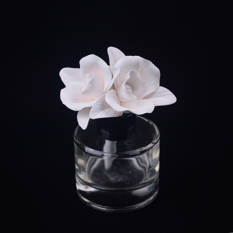 1pcs Aromatherapy Ceramic Flower for Reed Diffuser, Home Fragrance and Essential Oil Home Decoration Ceramic Accessaries