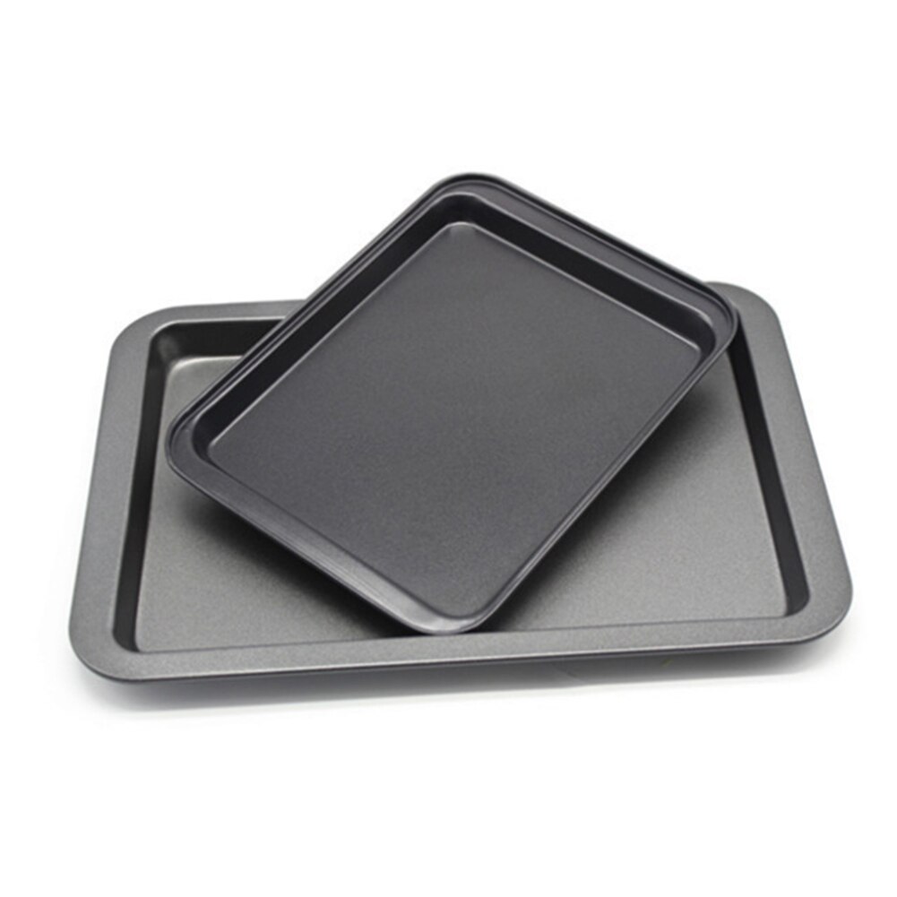 Rectangular Stainless Steel Multifunctional Practical Convenient Non-stick Bread Cake Oven Baking Tray Kitchen Gadget