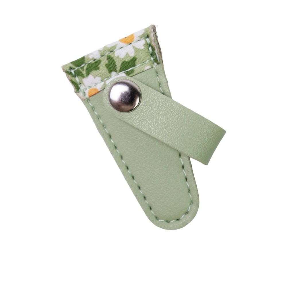 Embroidery Scissors Sheath PU Leather Scissors Protective Cases Dead Skin Tweezers Cap Scissors Cover Household Sewing Tools: Bronze