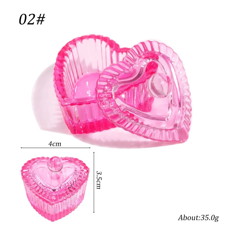 Acrylic Powder Liquid Crystal Glass Cup Aurora Colorful Cup Nail Brush Washing Mug Nail Art Tools Liquid Powders for Mixing Bowl: GRAY